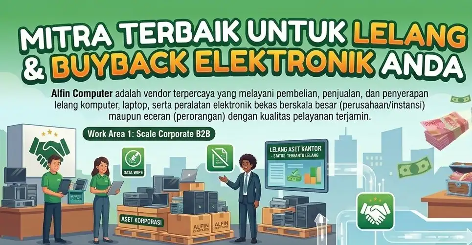 Alfin Computer - Vendor Lelang Komputer dan Elektronik Bekas Terpercaya